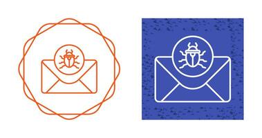 Mail Virus Vector Icon