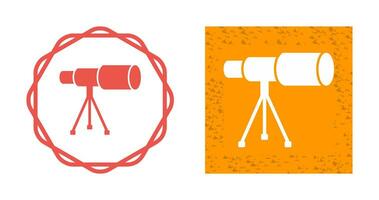 Telescope on Stand Vector Icon