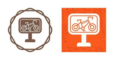 Bike Lane Vector Icon