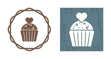 icono de vector de cupcake