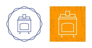 Coal Furnace Vector Icon
