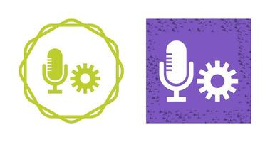 Microphone Settings Vector Icon