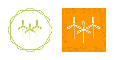 Multiple Windmills Vector Icon