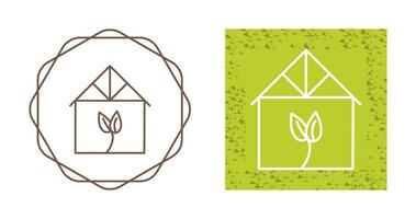 Green House Vector Icon