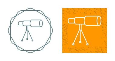 Telescope on Stand Vector Icon