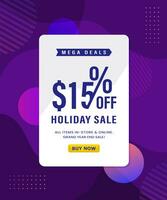 Sale banner template design for online shopping, discount, special offer, vector illustration photo