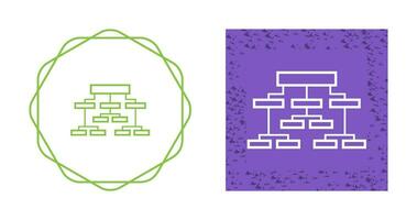 icono de vector de estructura empresarial