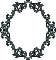 Luxury Frame Ornament Wedding Decoration vector