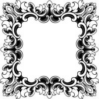 Luxury Frame Ornament Wedding Decoration vector