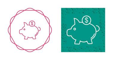 Piggy Saving Vector Icon