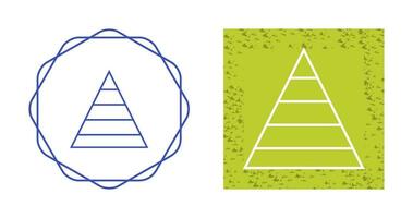 Pyramid Graph Vector Icon