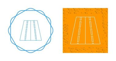 Two Way Road Vector Icon