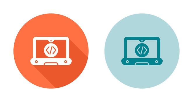 icono de vector de codificación