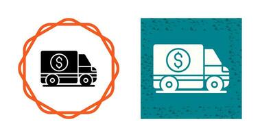 Money Truck Vector Icon