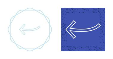 Arrow Pointing Left Vector Icon