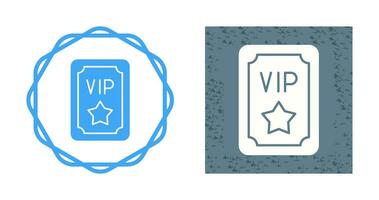 Vip Pass Vector Icon