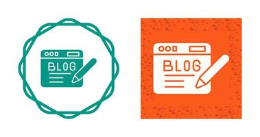 Blog Vector Icon