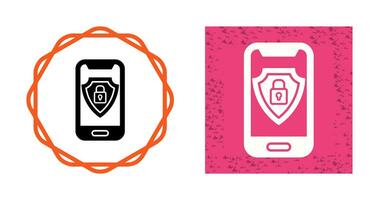 Mobile Security Vector Icon