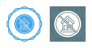 No House Vector Icon