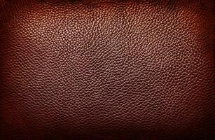 Brown leather texture background photo