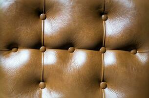 Brown leather texture background photo