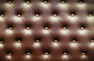 Brown leather texture background photo