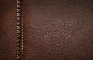 Brown leather texture background photo