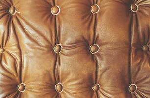 Brown leather texture background photo