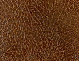 Brown leather texture background photo