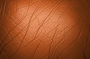 Brown leather texture background photo