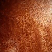 Brown leather texture background photo