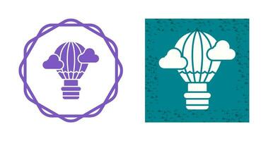 Hot Air Balloon Vector Icon