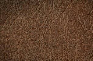 Brown leather texture background photo