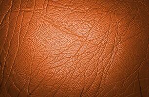 Brown leather texture background photo