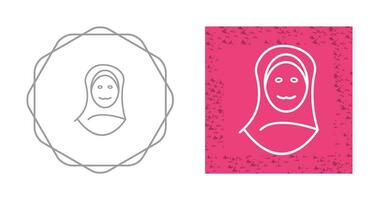 Islamic Woman Vector Icon