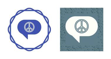 Peace Chat Vector Icon