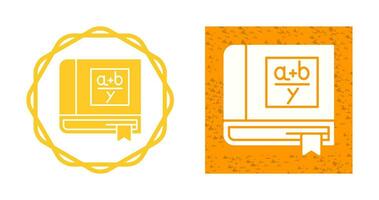 Algebra Book Vector Icon