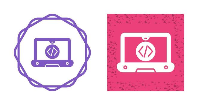 icono de vector de codificación