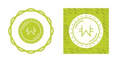 Won Currency Vector Icon