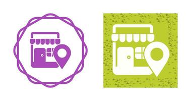 Shop Location Vector Icon