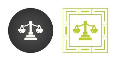 Justice Scale Vector Icon