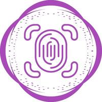 Fingerprint Scanner Vector Icon