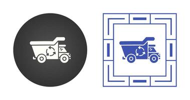 Recycling Truck Vector Icon