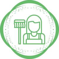 Housekeeper Vector Icon