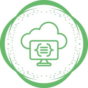 Serverless Computing Vector Icon