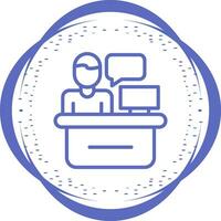 Academic Advisor Vector Icon