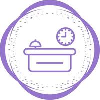 Customer Service Counter Vector Icon