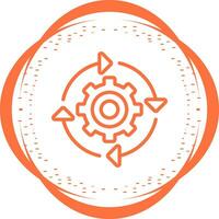 continuo integración vector icono