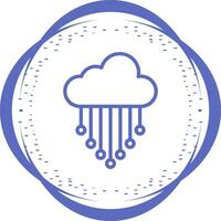 nube integración vector icono