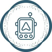 GPS Navigation Device Vector Icon
